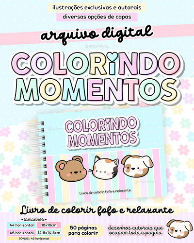 Arquivo Digital | Colorindo Momentos - Livro de Colorir